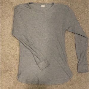 Grey Waffle Thermal top